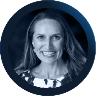 Image of Odette Hampton J.D., former consul general of Australia in US, board member of Eisenhower and Marshall Fund I