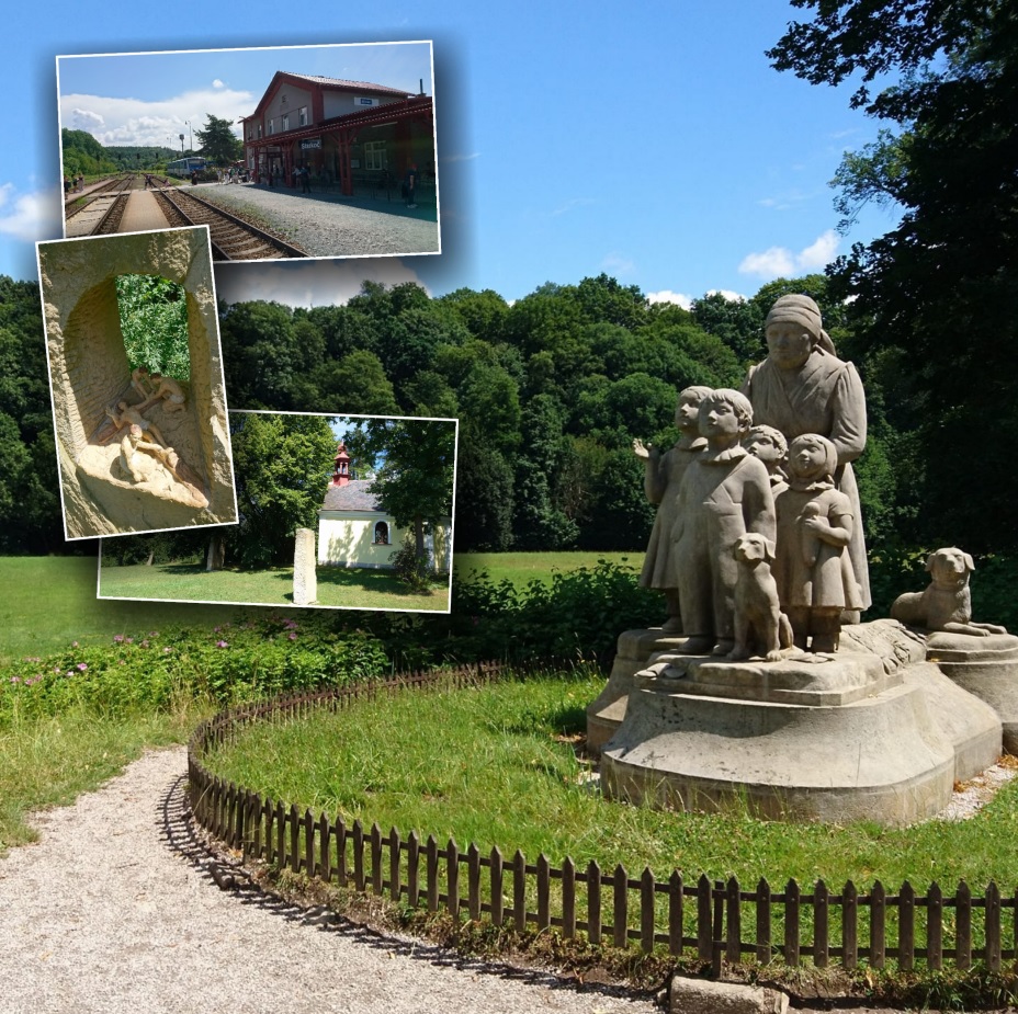 Heimreise mit einem historischen Abstecher durch Zlíč zur Babičky