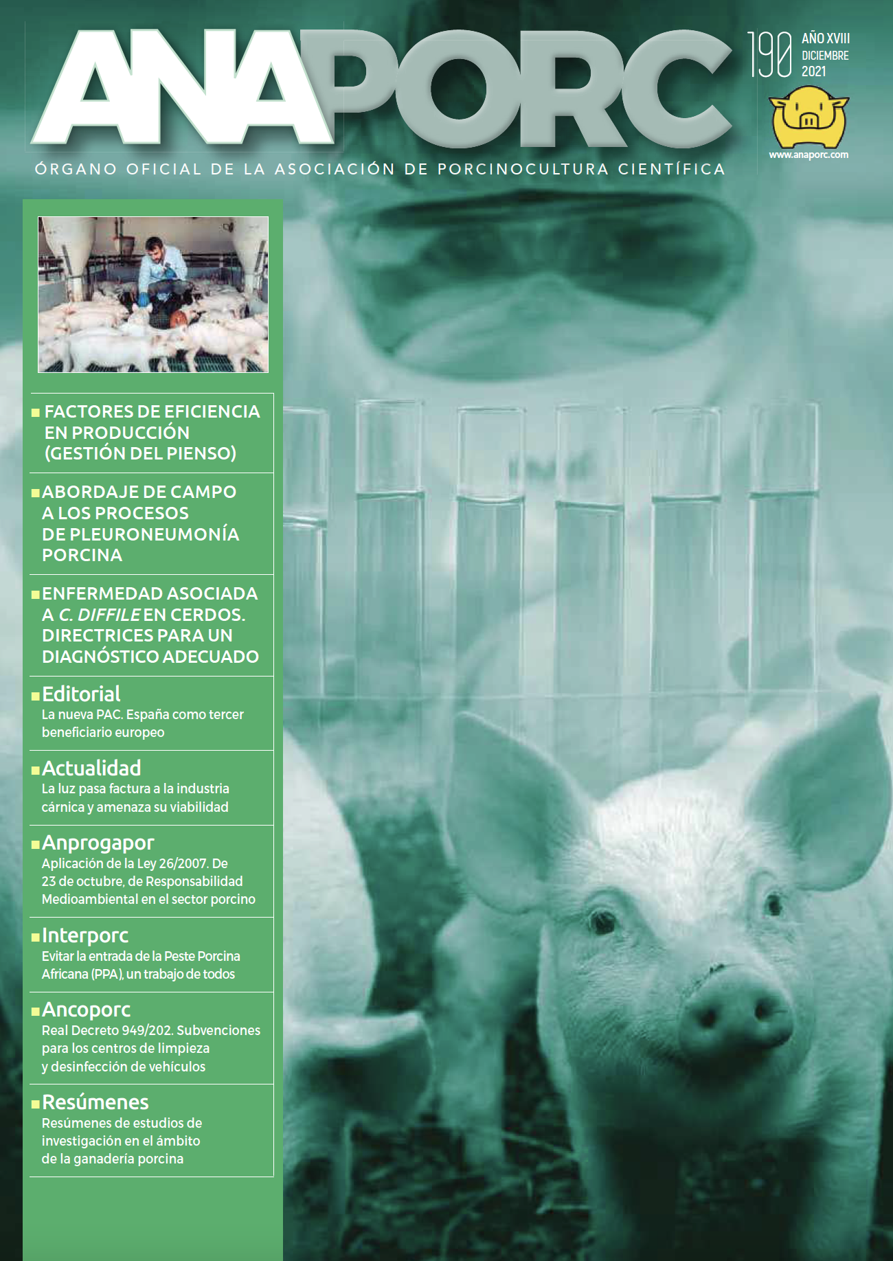 PORTADA ANAPORC 190 ANAPORC Celebrará su