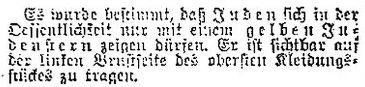 Meldung im Nürtinger Tagblatt vom 15. September 1941, aus WERNER 1998, S. 45