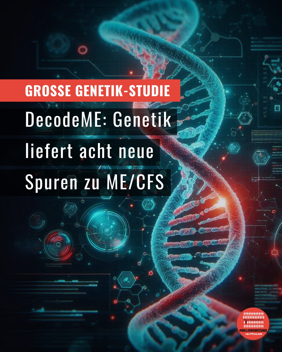 DecodeME: Acht genetische Spuren zu ME/CFS