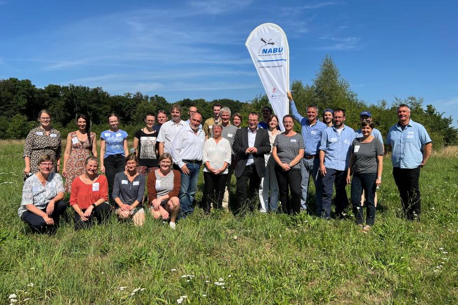 Minister Oliver Krischer besucht die NABU-Naturschutzstation Münsterland. (Foto: MUNV NRW)