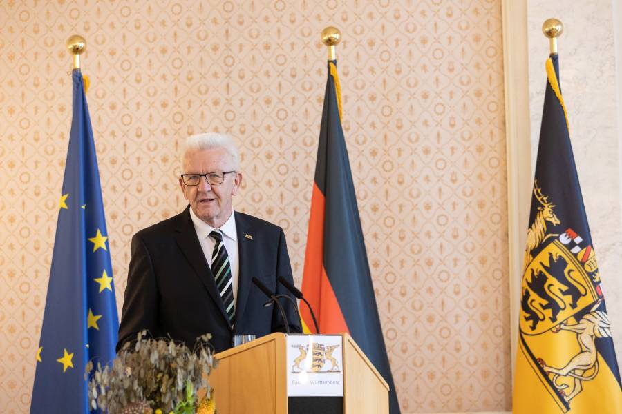 Baden-Württembergs Ministerpräsident Winfried Kretschmann. (Quelle: Staatsministerium Baden-Württemberg)