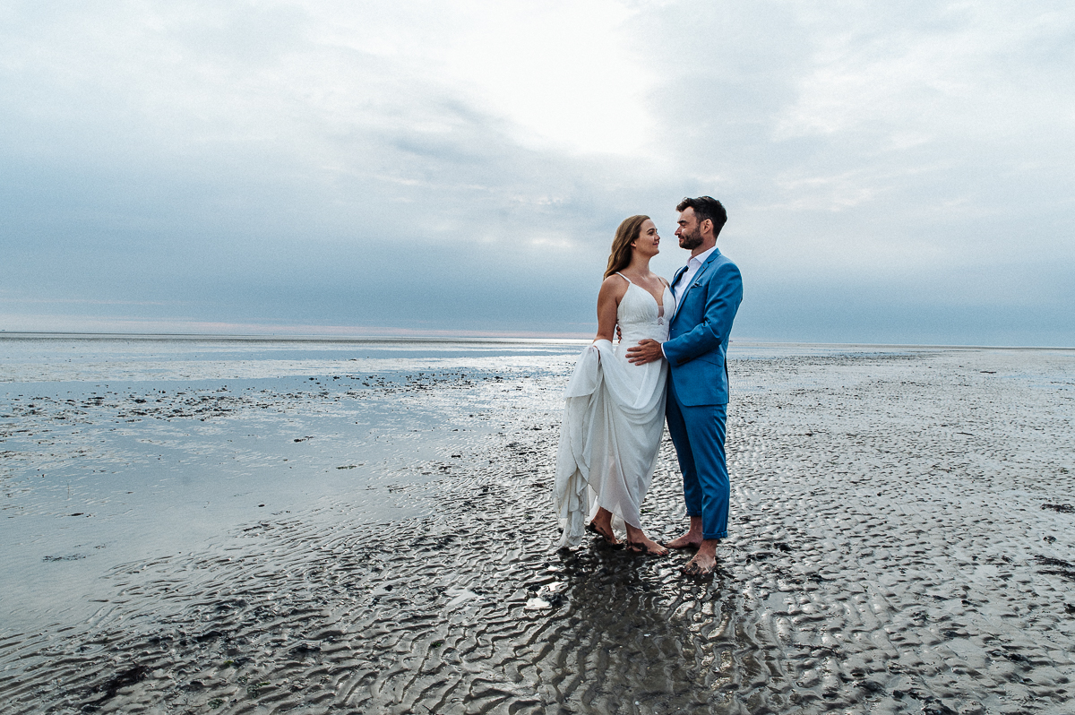 After-Wedding-Shooting am Nordseestrand