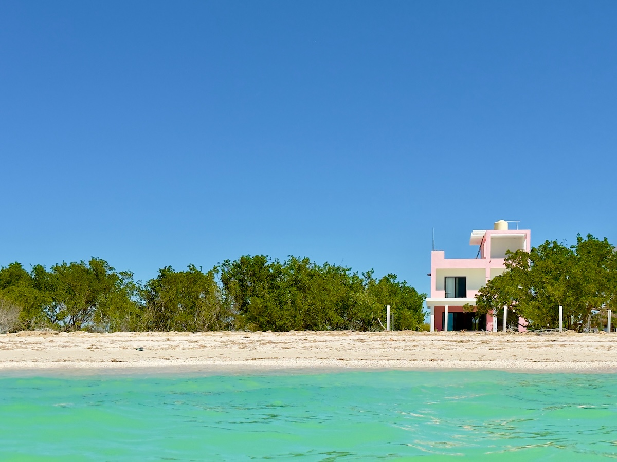 Pink house on the playa