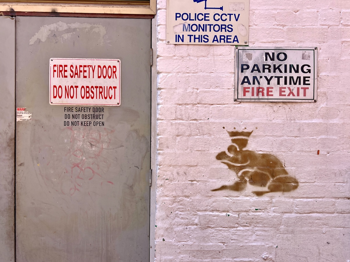 Graffiti on Prince Lane