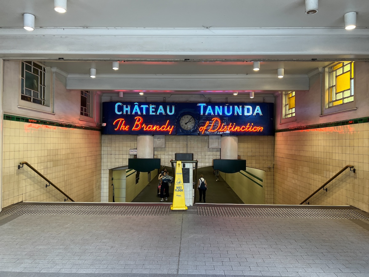 St James train station entrance