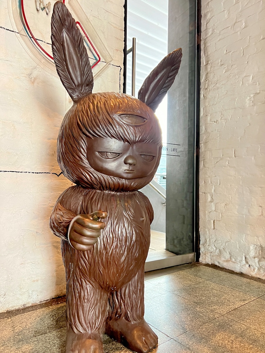 Long Chim mascot at State Buildings