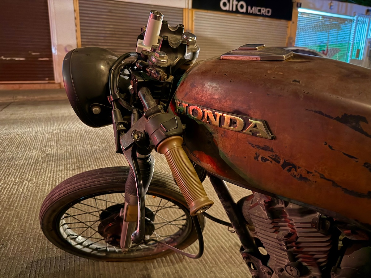Outside La Rana Vegana