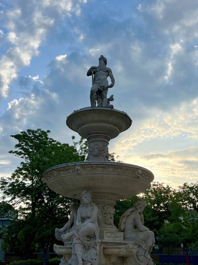 Danubius Fountain in Erszébet Square