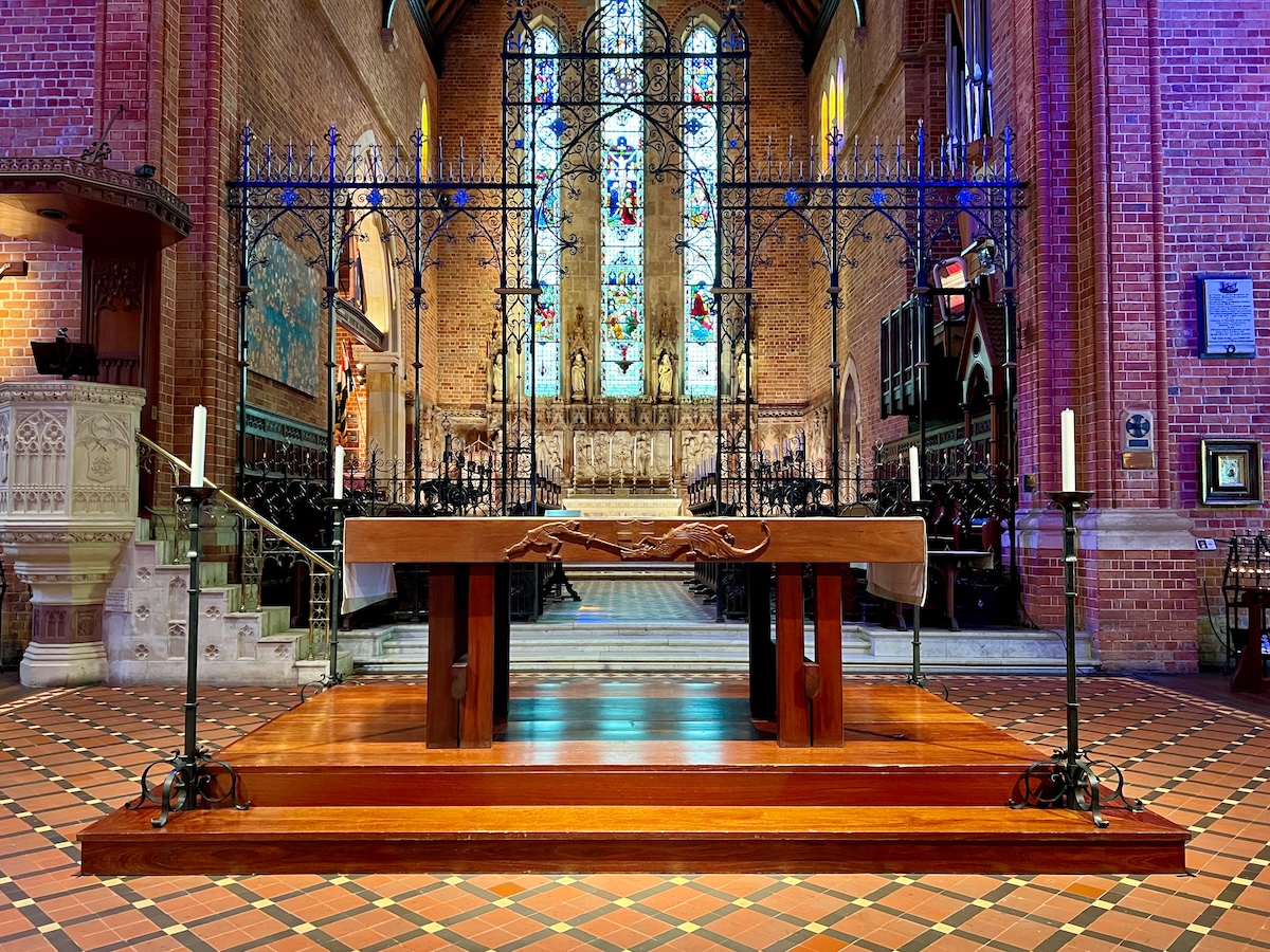 Altar at St George's Cathedral