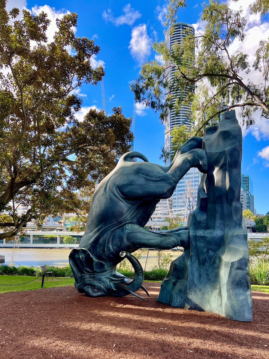 The World Turns by Michael Parekowhai, 2012
