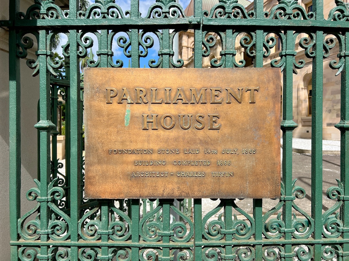 Parliament gate