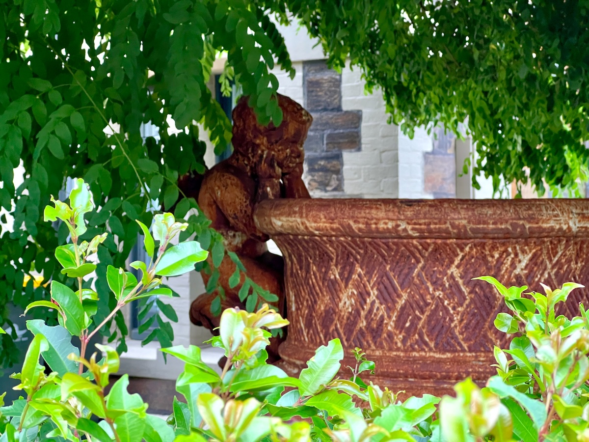 Planter outside Glenelg home