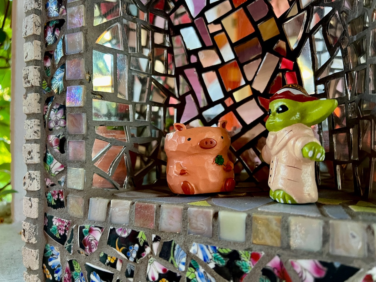 The Patricks' front porch
