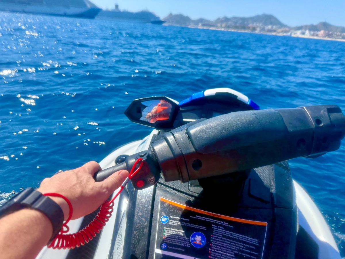 Jet skiing in the Sea of Cortez