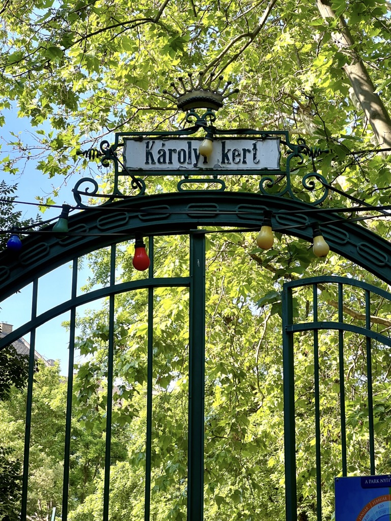 Entrance to Karolyi Park