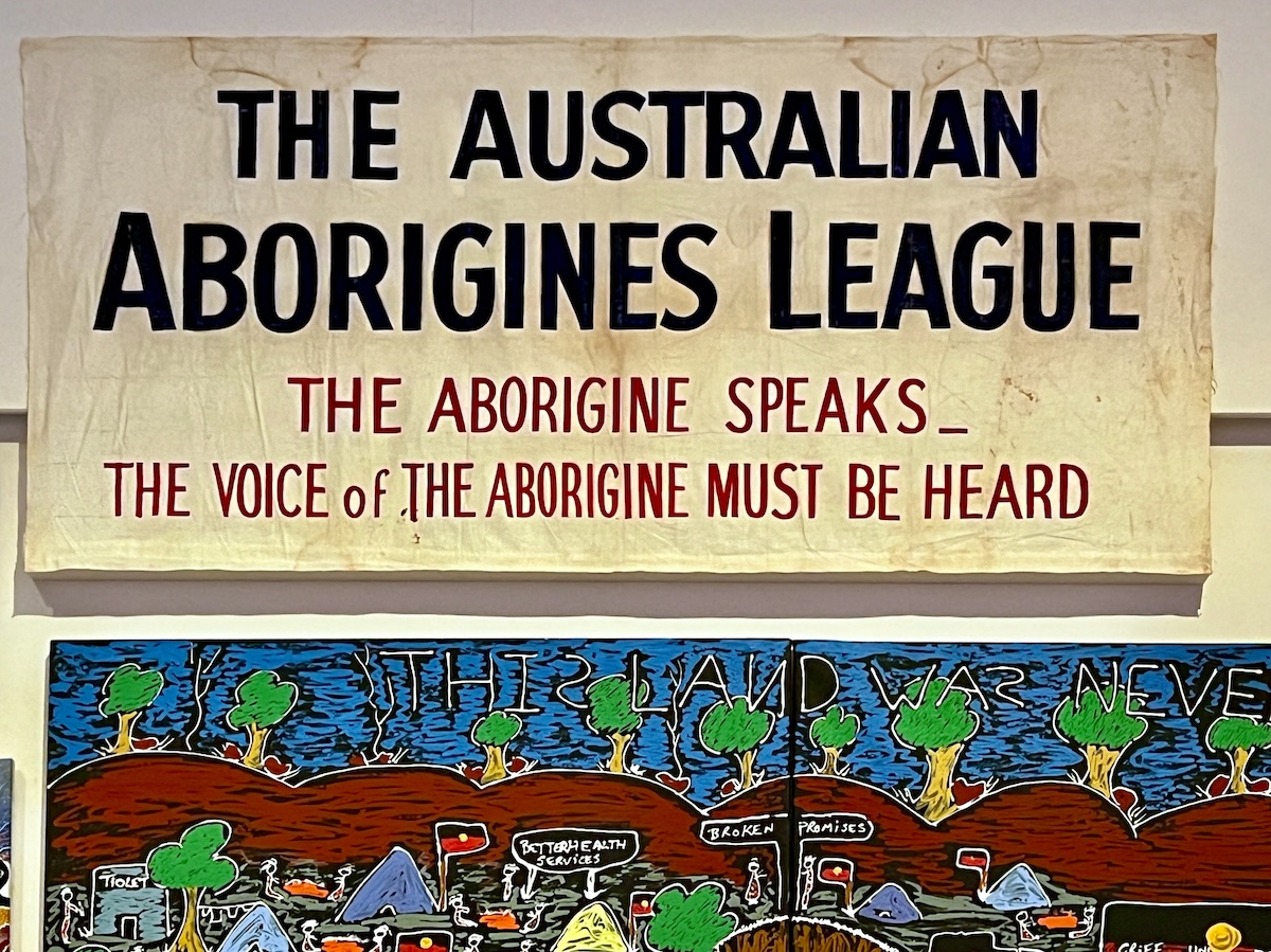 Aborigines League sign