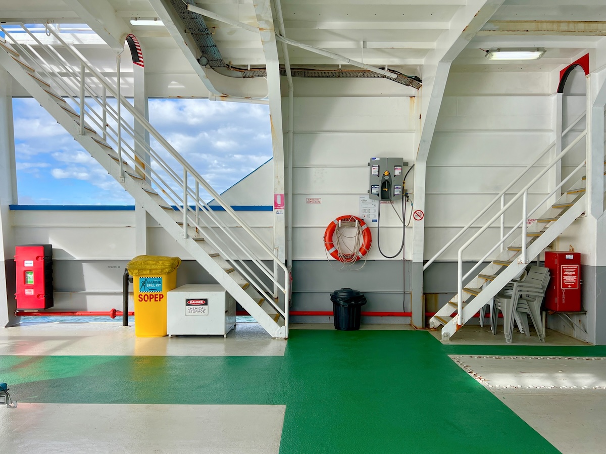 On the ferry to K'gari