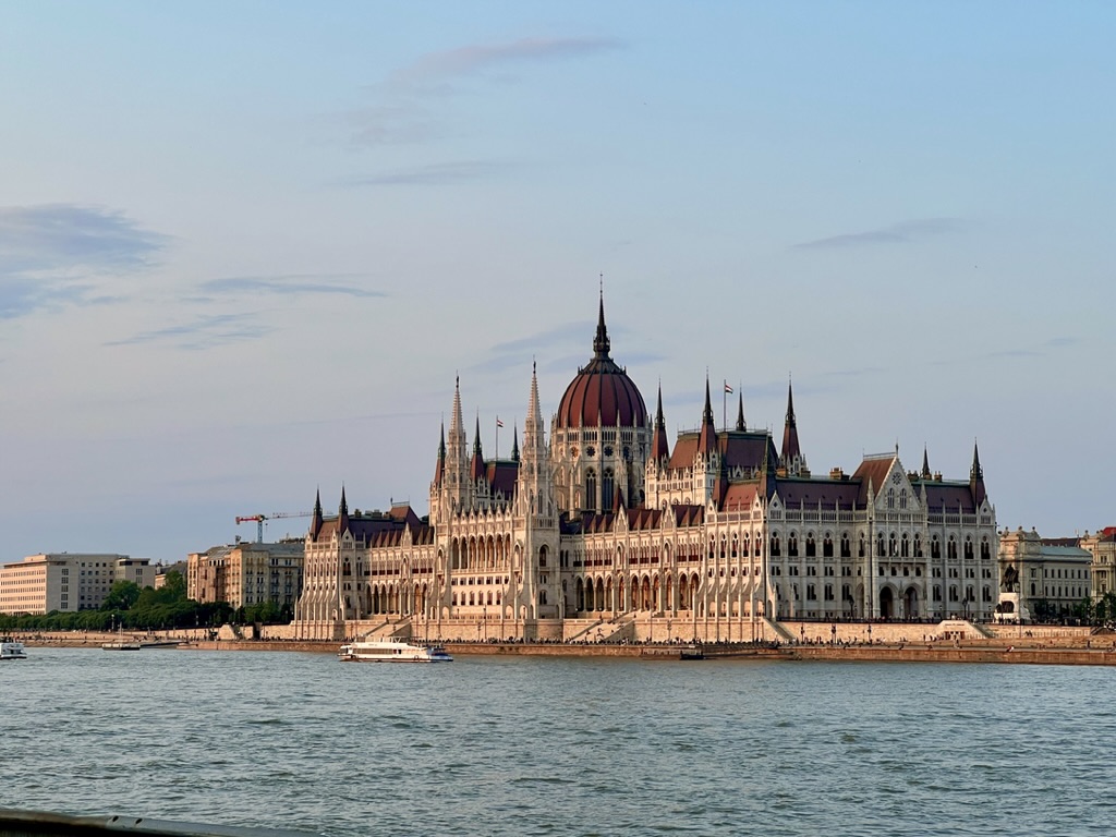 Parliament at sunset