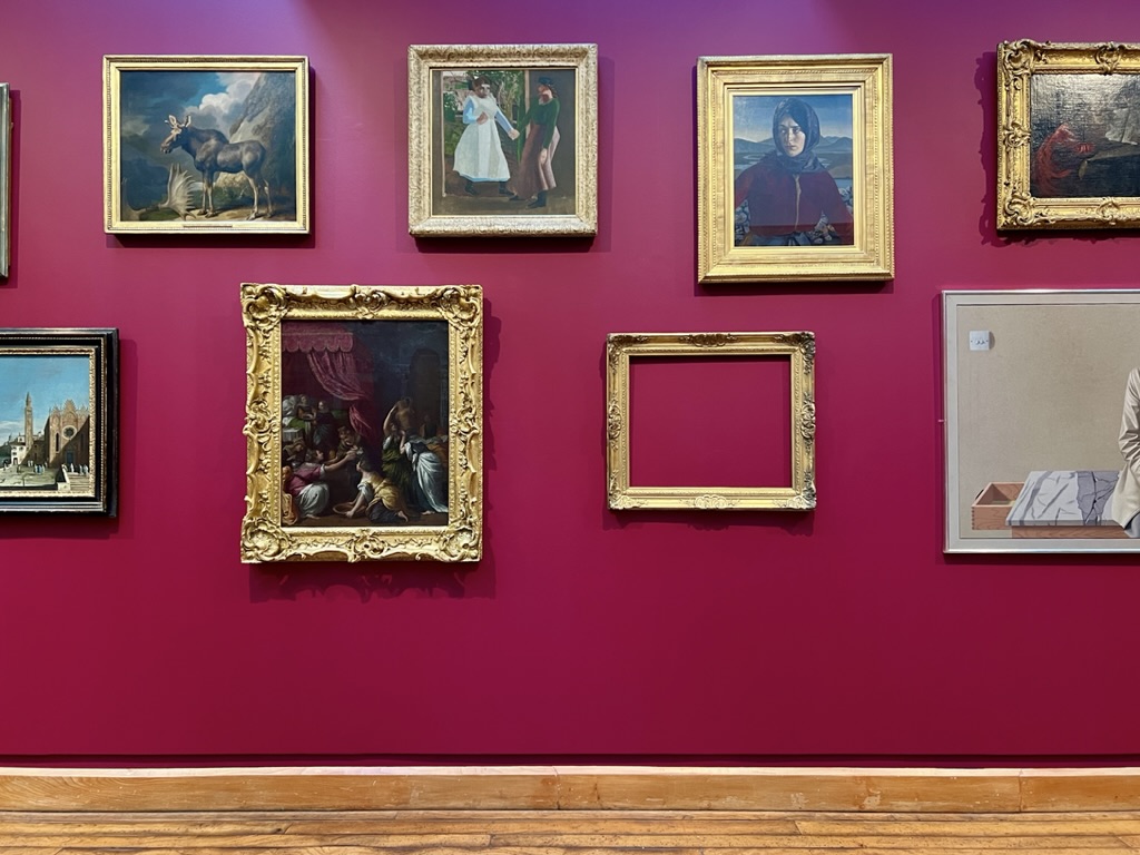 At the Hunterian Art Gallery