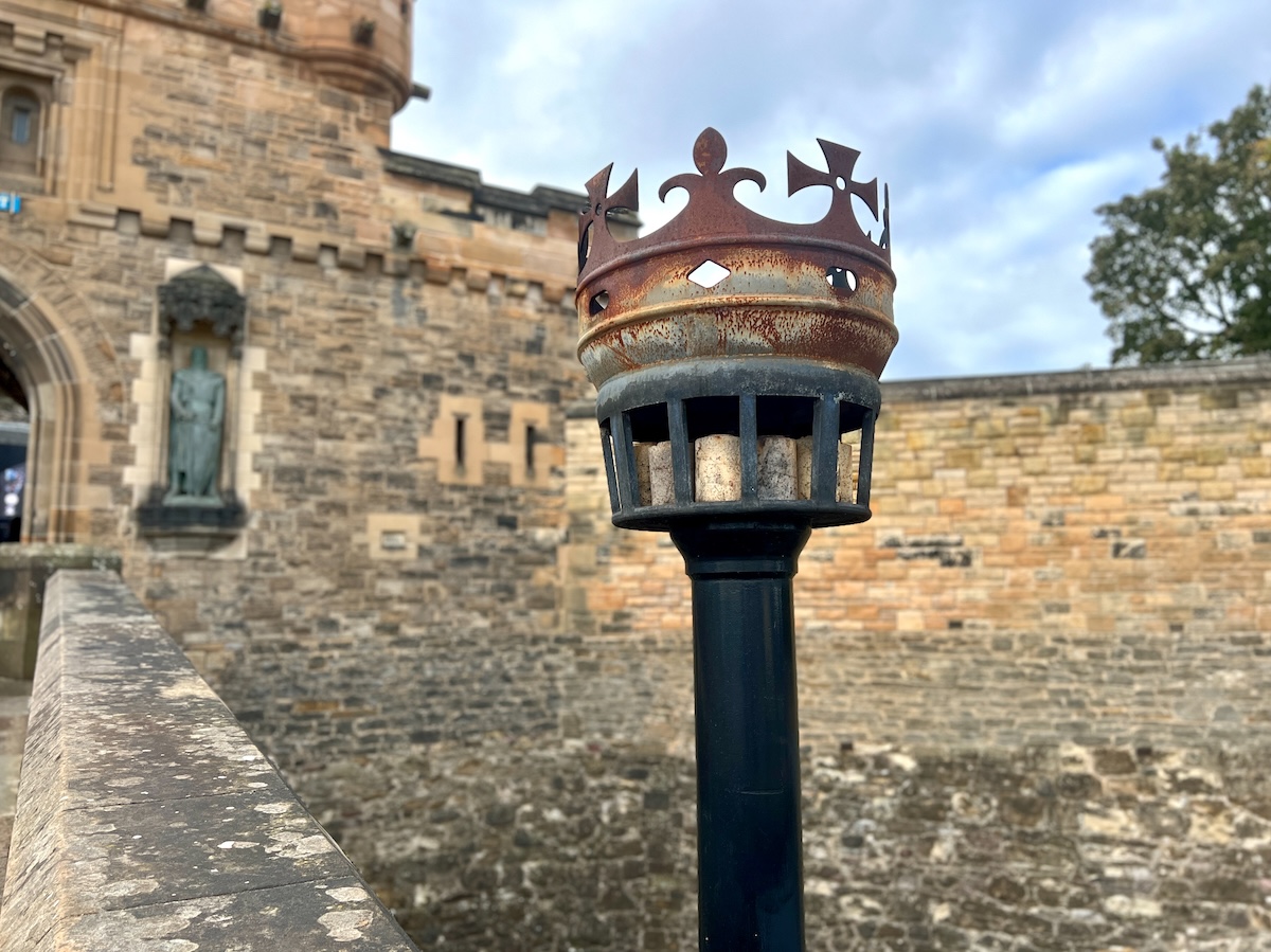 At the gatehouse, Edinburgh Castle