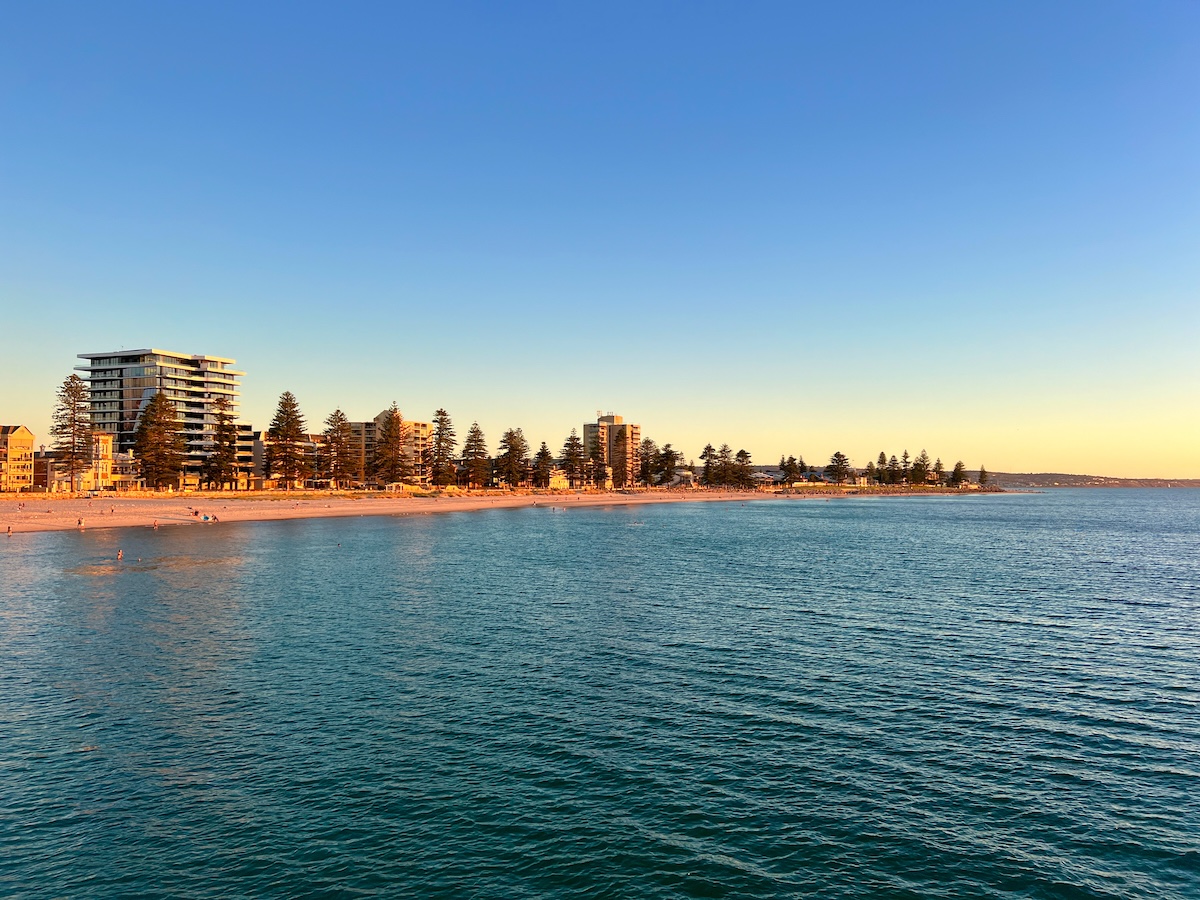 Glenelg Esplanade from the jetty