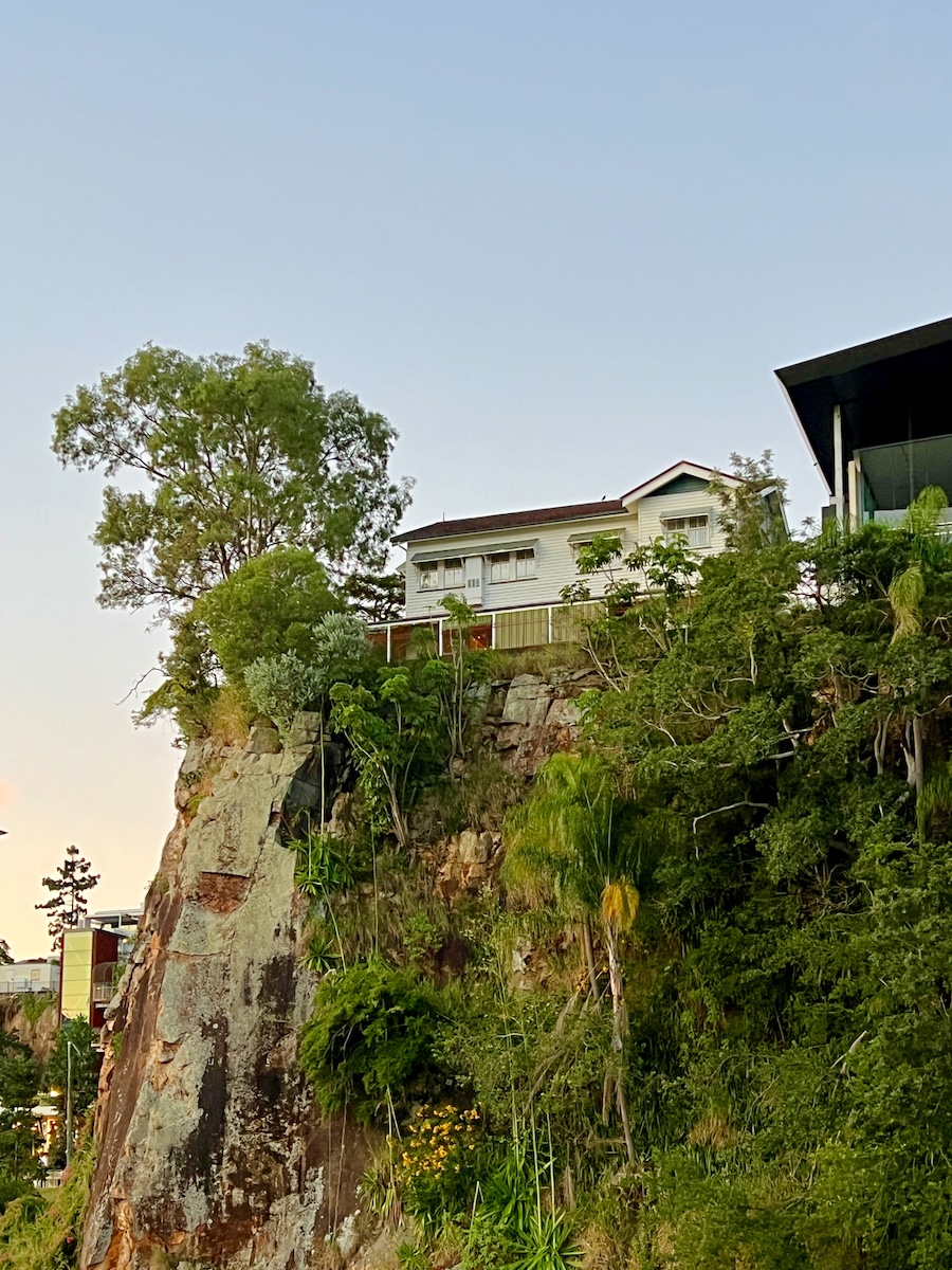 House on New Farm bluff