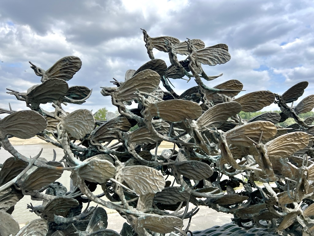 Mayfly sculpture