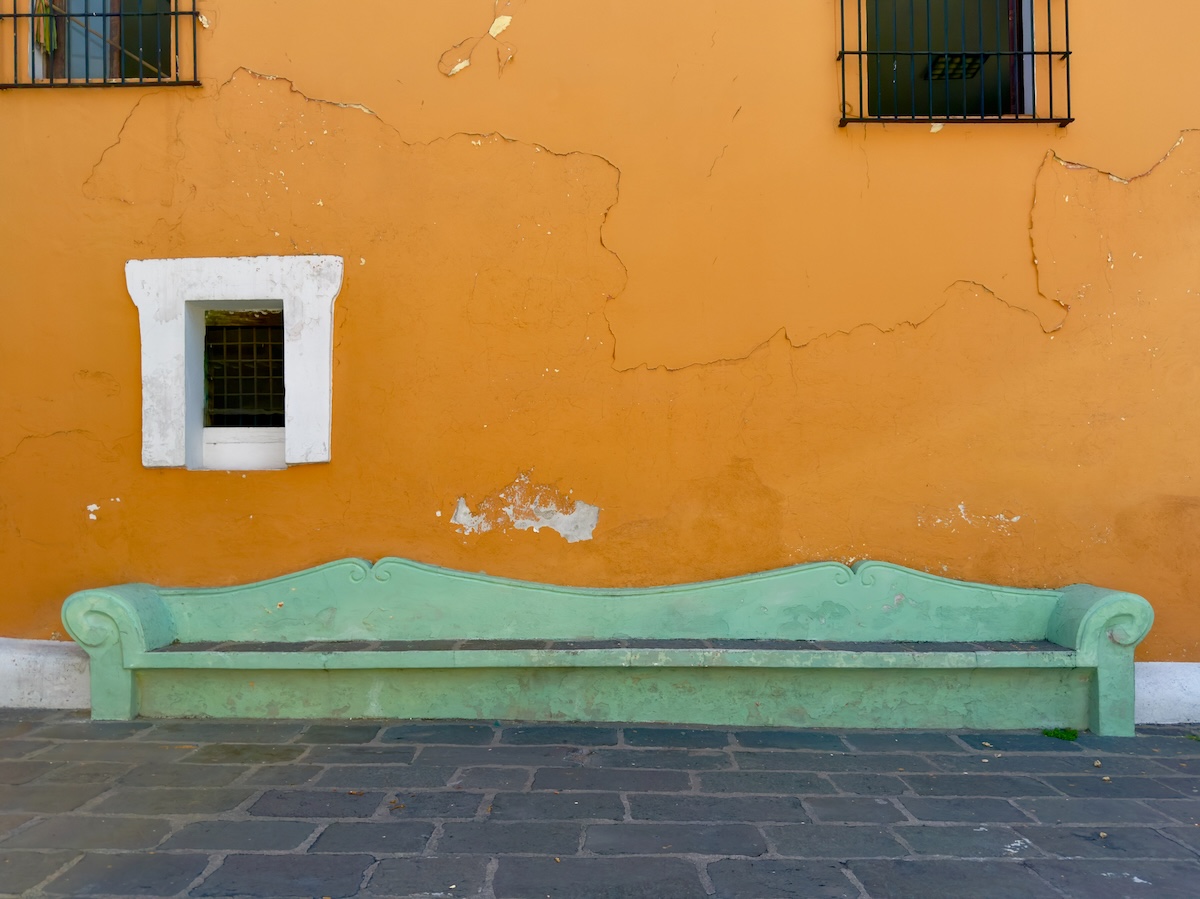 Bench outside Capilla de la Veronica