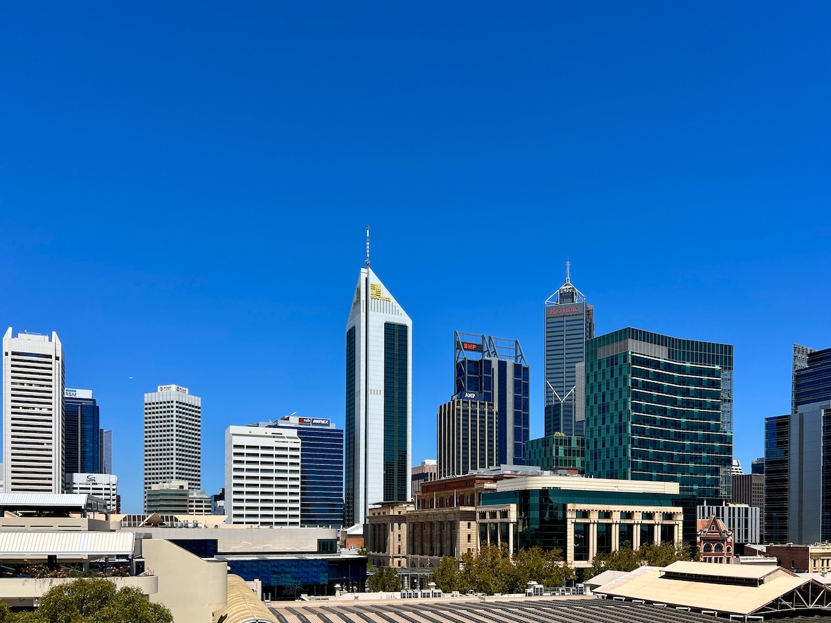 Perth skyline from AGWA rooftop