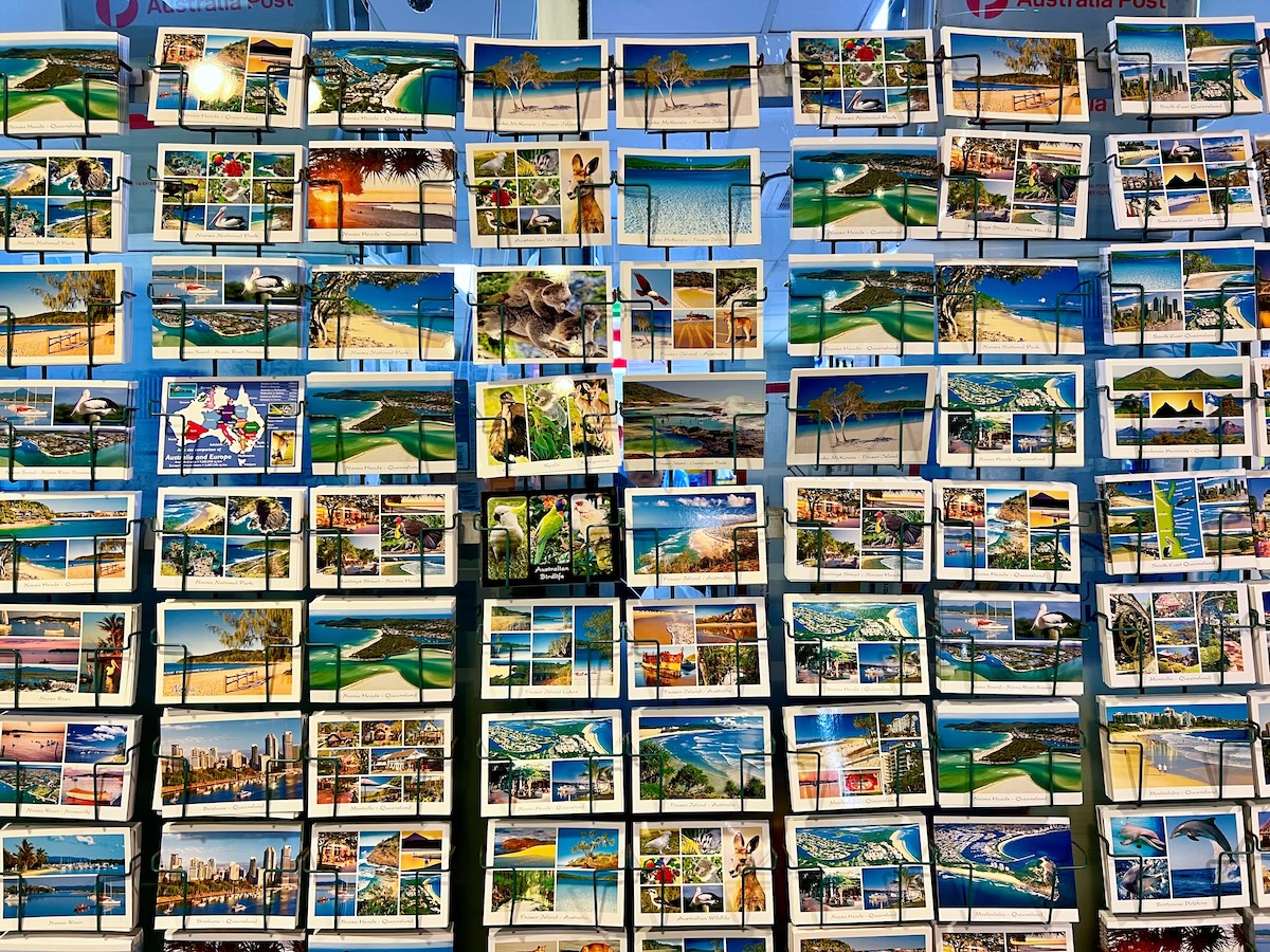 Postcard rack