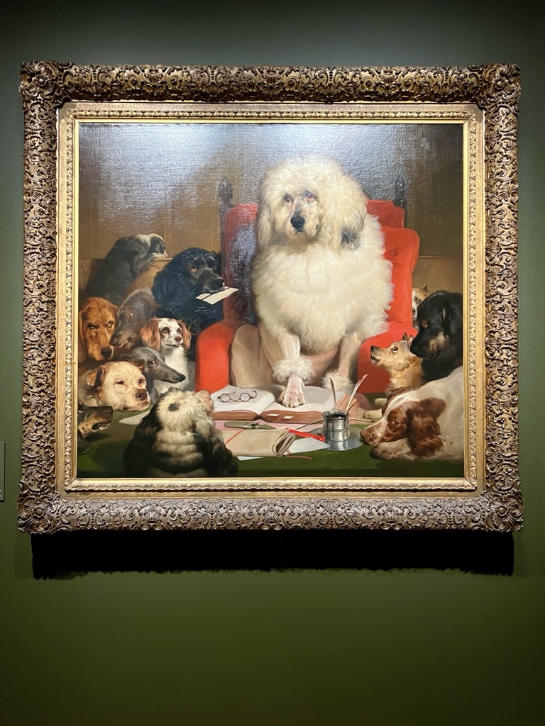 Laying Down the Law (1840) by Sir Edwin Landseer at the Wallace Collection 