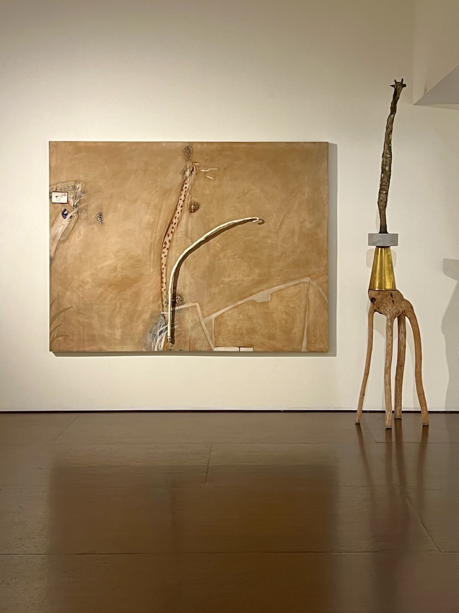 Two giraffes no. 1, 1965, and Giraffe no. 1, c1965