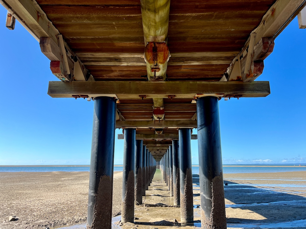 Under the pier