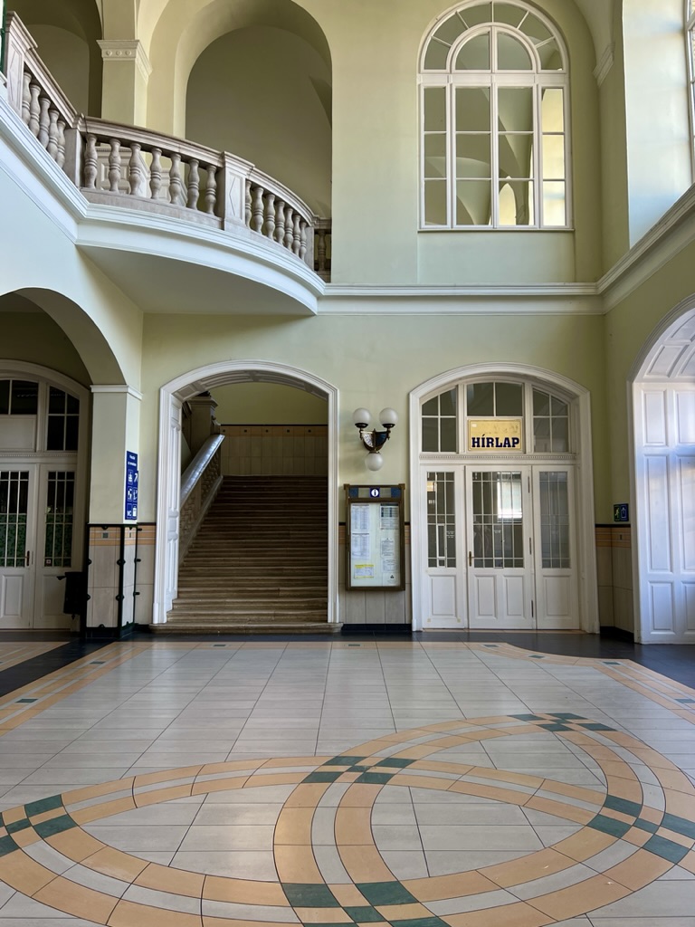 Train station lobby