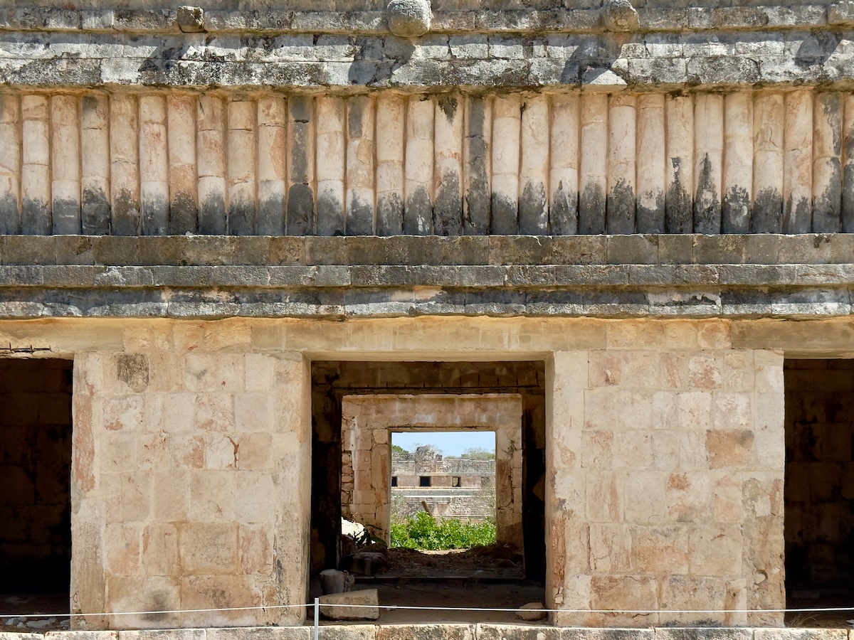 Through the window at Uxmal