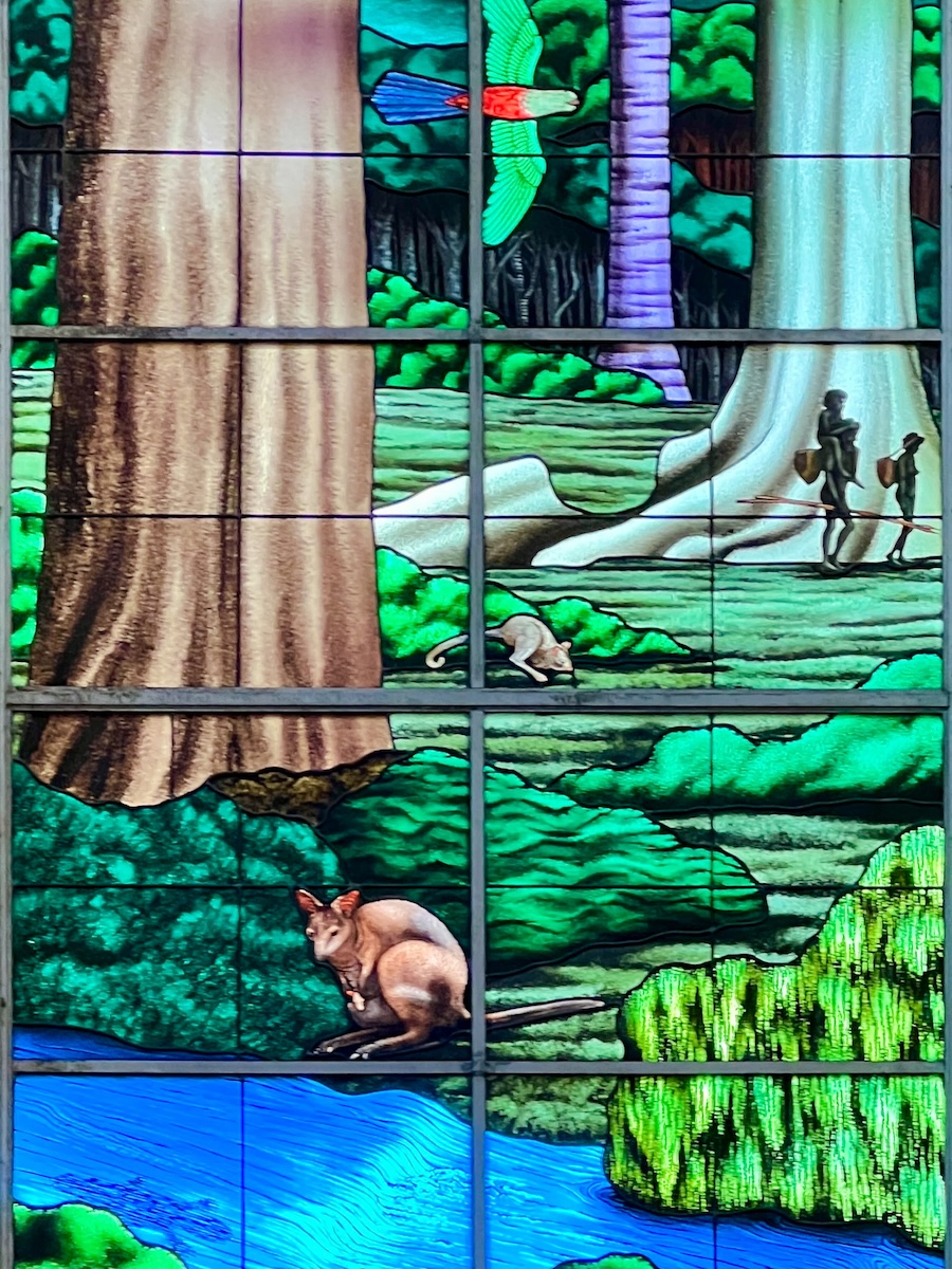 Stained glass detail