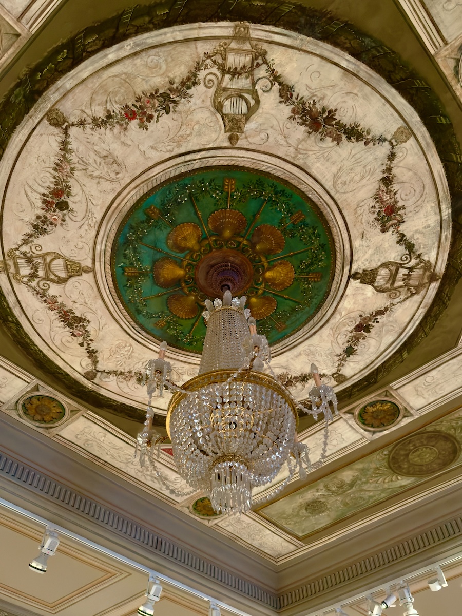 Ceiling detail in Picasso Museum