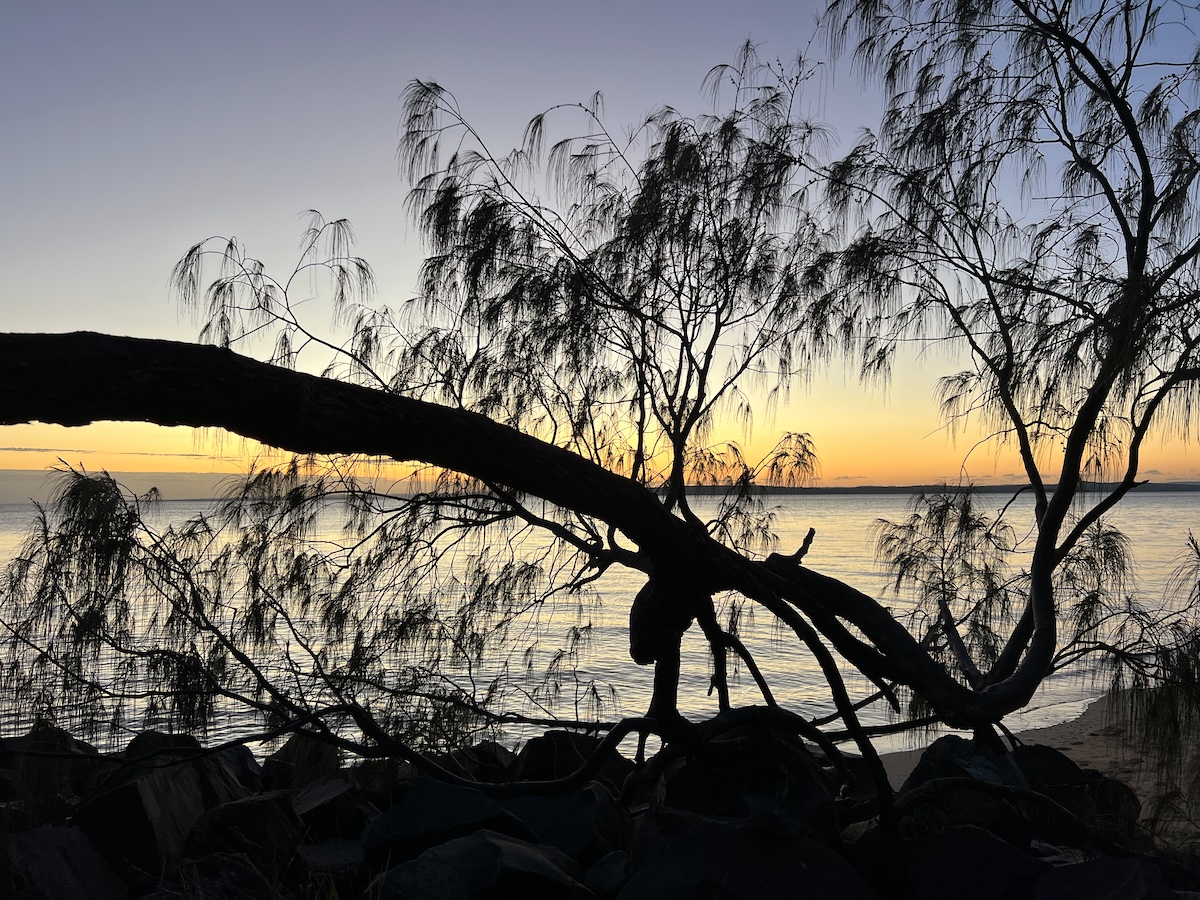 Urangan Beach at sunrise
