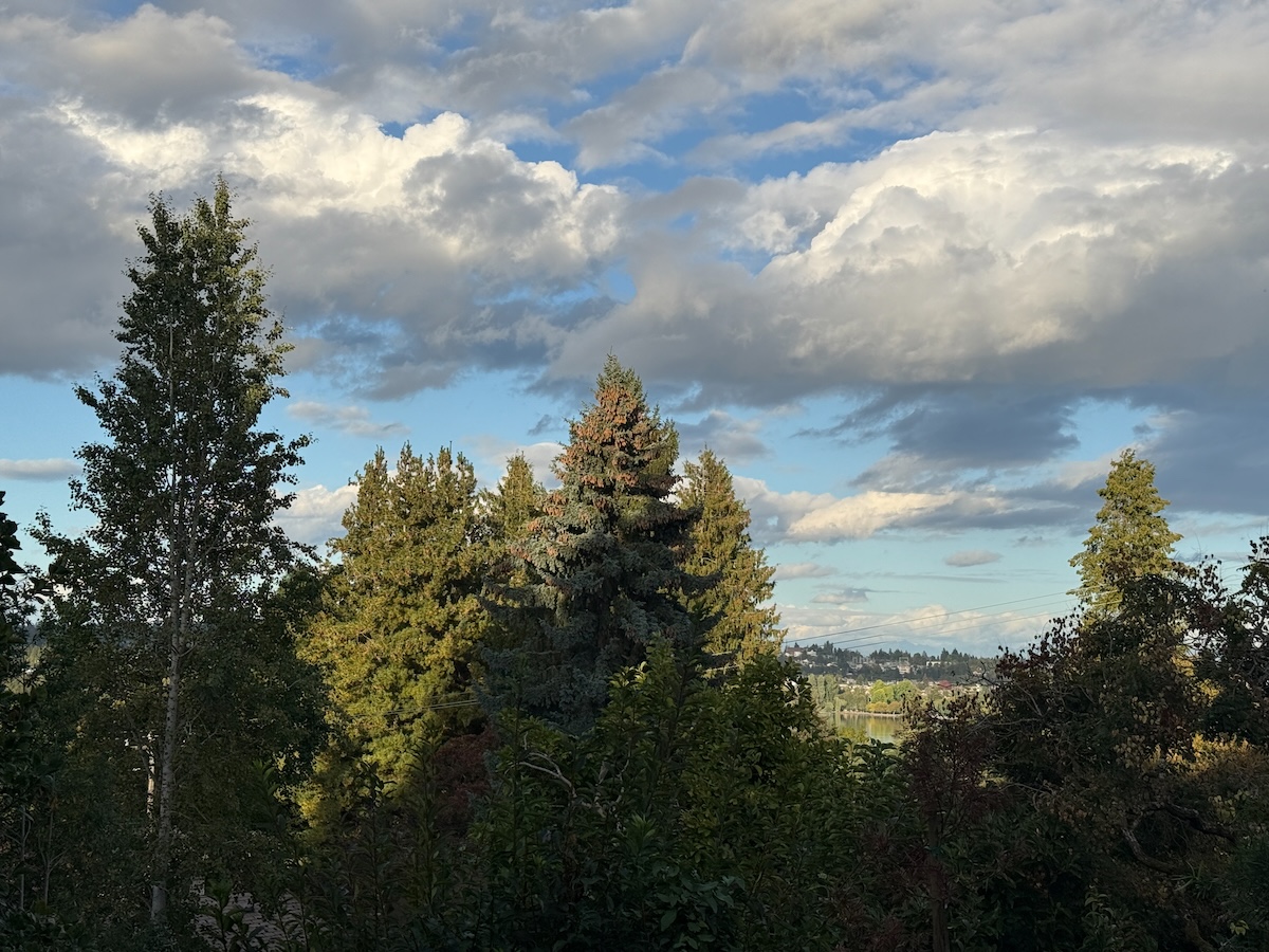 A final look over Green Lake