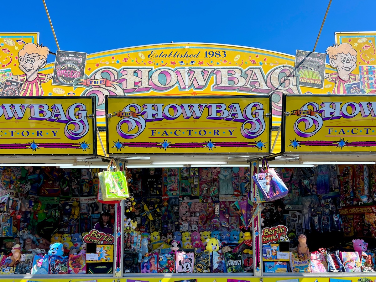 Showbag booth