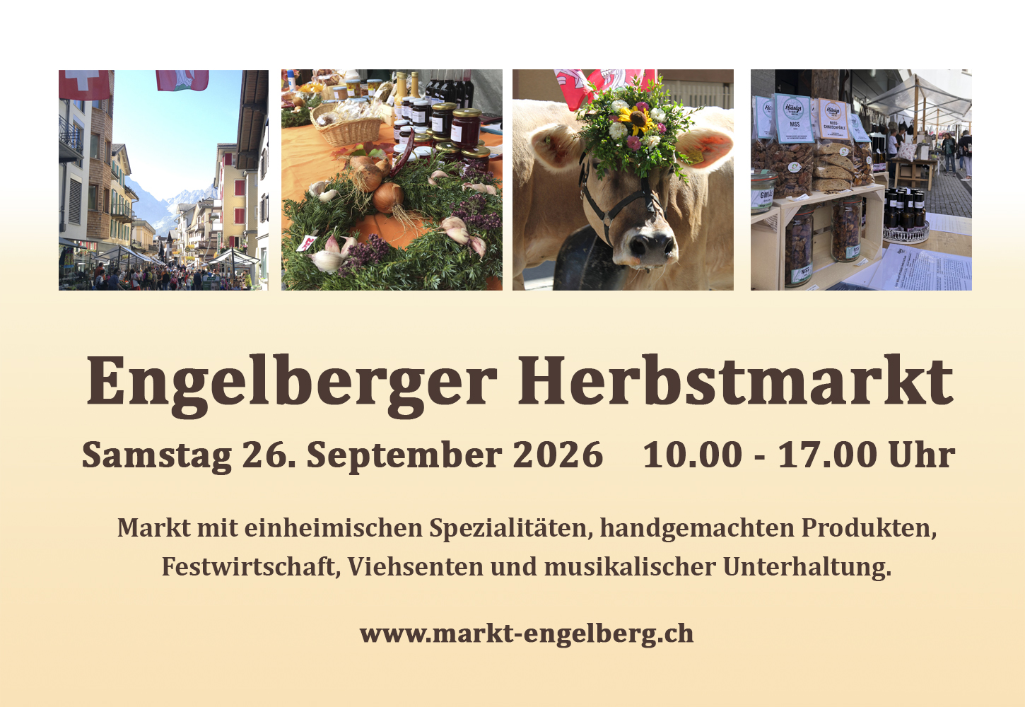 Herbstmarkt 26. September 2026