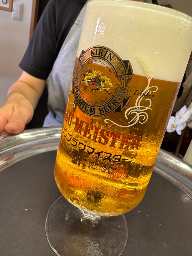美味しい生ビールは昼飲みに最高！