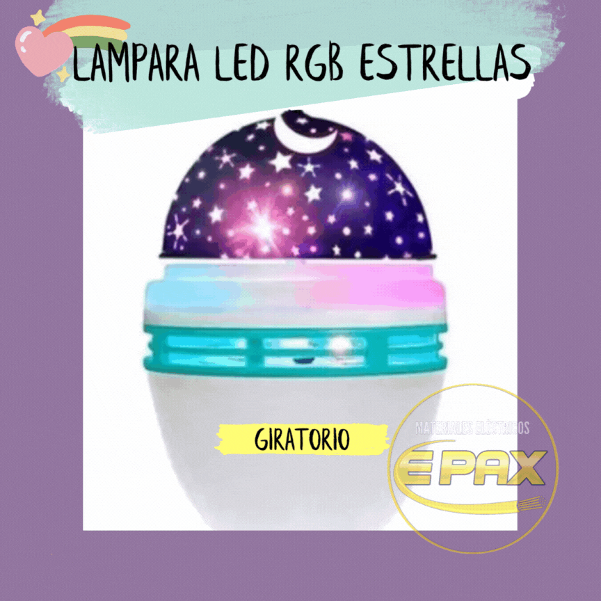Lampara Led Rgb estrellas
