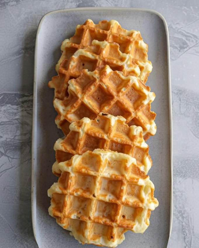 Schinken Käse Waffeln und Variation sowie perfekter Snack auf Vorrat, weil man ihn einfrieren kann, Thermomix