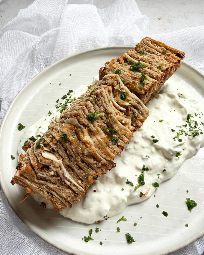 Airfryer Wrap Kebab, vegetarische Version des aktuellen Trend Rezepts, Thermomix