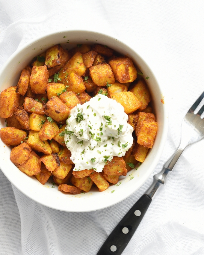 Würzige Kohlrabiwürfel aus dem Airfryer, HLF, Heißluftfritteuse, Intervallfasten