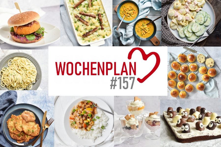 Wochenplan #157. Abwechslungsreiche Rezeptideen für eine Woche. - mix ...
