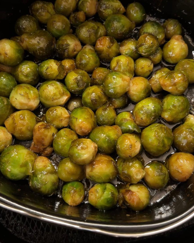 Balsamico Rosenkohl aus dem Airfryer